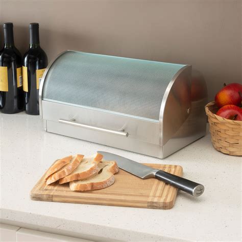 stainless steel bread box made in usa|homemade bread storage container.